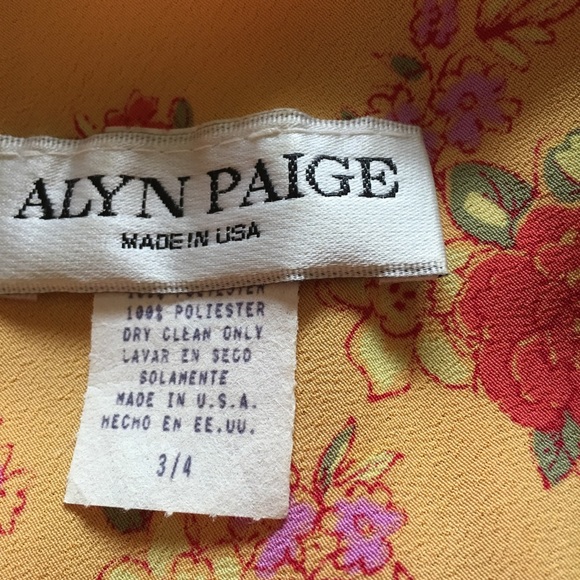 Vintage Alyn Paige dress juniors size 3/4 - Picture 5 of 6